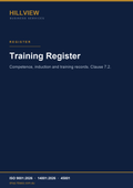 Training Register