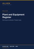 Plant and Equipment Register