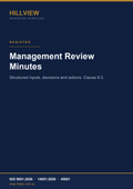 Management Review Minutes