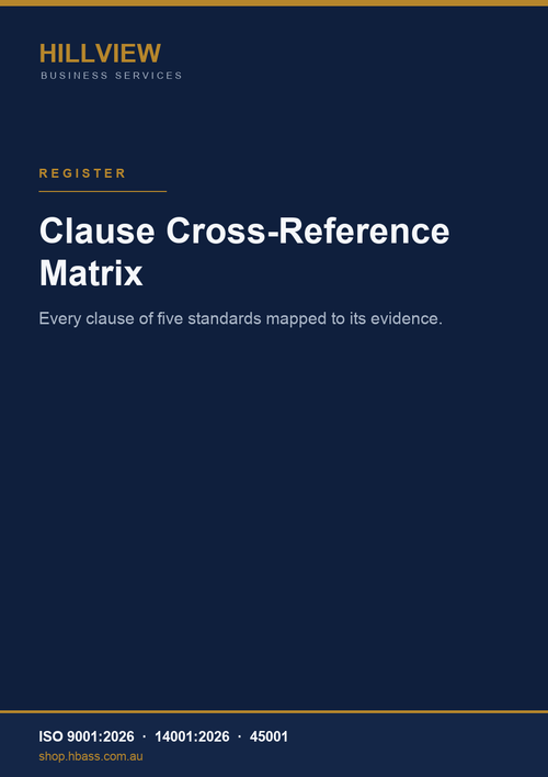 Clause Cross-Reference Matrix