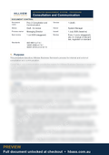 Hillview Consultation and Communication Procedure - sample preview