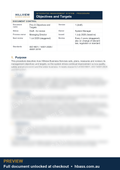 Hillview Objectives and Targets Procedure - sample preview