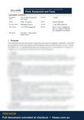 Hillview Plant Equipment and Tools Procedure - sample preview