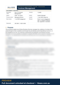 Hillview Contract Management Procedure - sample preview