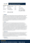 Hillview Project Planning and Control Procedure - sample preview